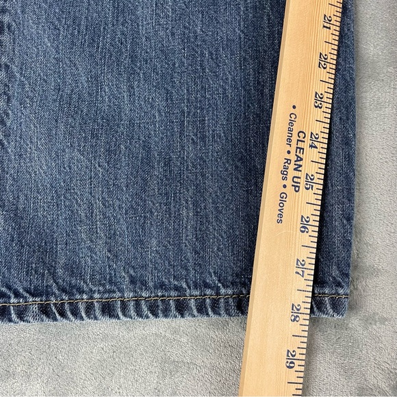Levis 569 Mens Size 42x30 ( Actual 42x28) Loose Straight Leg Denim Dark Wash - Picture 14 of 14